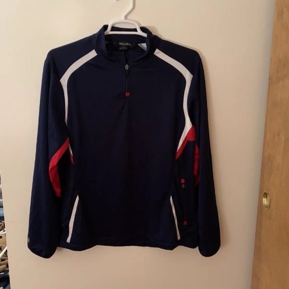 Ladies Halloway pull over shirt/jacket size 2 XL blue - Picture 2 of 11